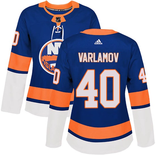 Semyon Varlamov New York Islanders Women's Authentic Home Adidas Jersey - Royal