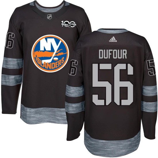 William Dufour New York Islanders Youth Authentic 1917-2017 100th Anniversary Jersey - Black