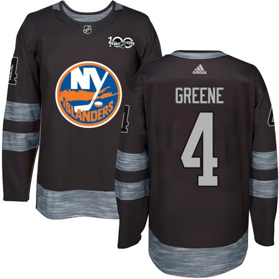 Andy Greene New York Islanders Youth Authentic Black 1917-2017 100th Anniversary Jersey - Green