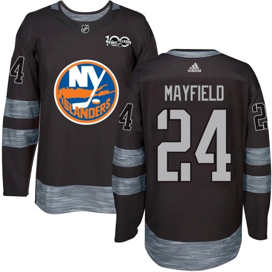 Scott Mayfield New York Islanders Youth Authentic 1917-2017 100th Anniversary Jersey - Black