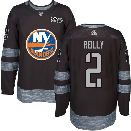 Mike Reilly New York Islanders Youth Authentic 1917-2017 100th Anniversary Jersey - Black