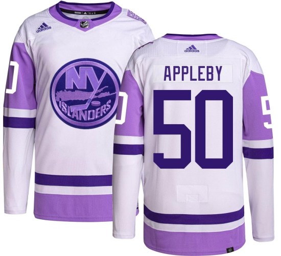 Kenneth Appleby New York Islanders Youth Authentic Hockey Fights Cancer Adidas Jersey