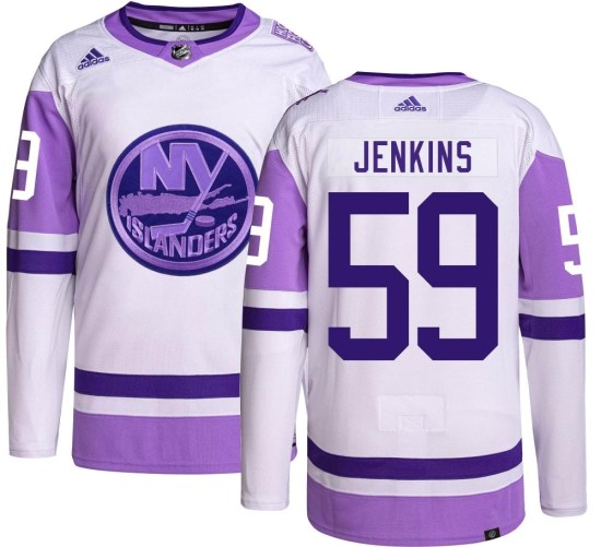 Blade Jenkins New York Islanders Youth Authentic Hockey Fights Cancer Adidas Jersey