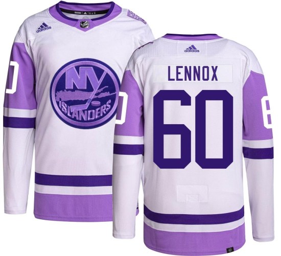 Tristan Lennox New York Islanders Youth Authentic Hockey Fights Cancer Adidas Jersey