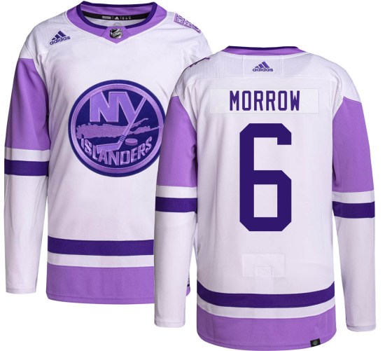 Ken Morrow New York Islanders Youth Authentic Hockey Fights Cancer Adidas Jersey