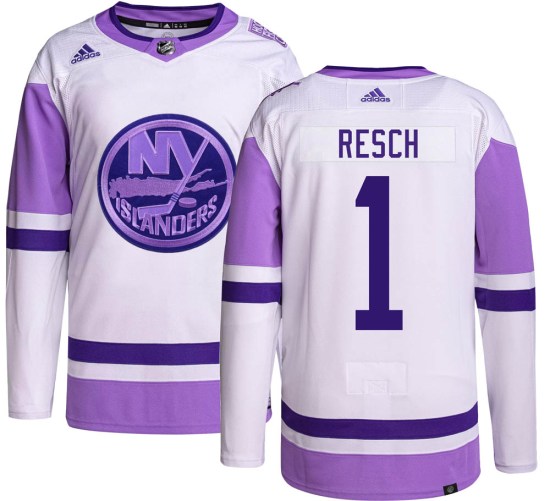 Glenn Resch New York Islanders Youth Authentic Hockey Fights Cancer Adidas Jersey