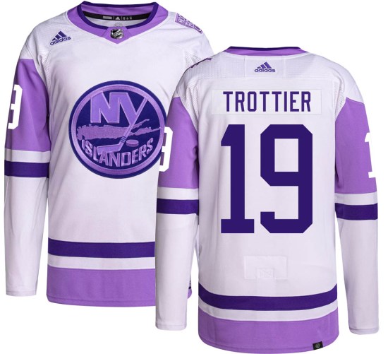Bryan Trottier New York Islanders Youth Authentic Hockey Fights Cancer Adidas Jersey