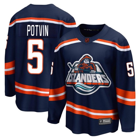 Denis Potvin New York Islanders Breakaway Special Edition 2.0 Fanatics Branded Jersey - Navy