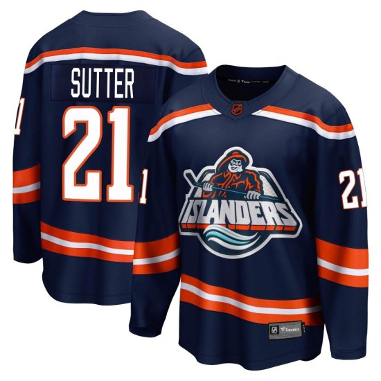 Brent Sutter New York Islanders Breakaway Special Edition 2.0 Fanatics Branded Jersey - Navy