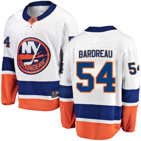 Cole Bardreau New York Islanders Youth Breakaway Away Fanatics Branded Jersey - White