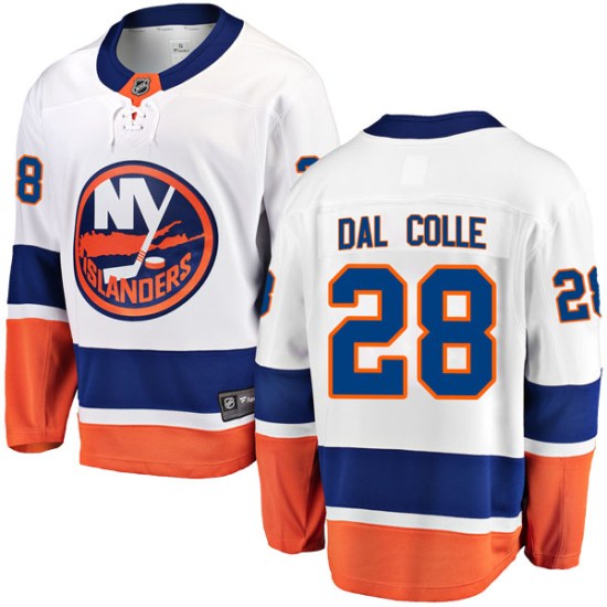 Michael Dal Colle New York Islanders Youth Breakaway Away Fanatics Branded Jersey - White