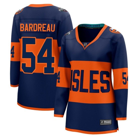 Cole Bardreau New York Islanders Women's Breakaway 2024 Stadium Series Fanatics Branded Jersey - Navy