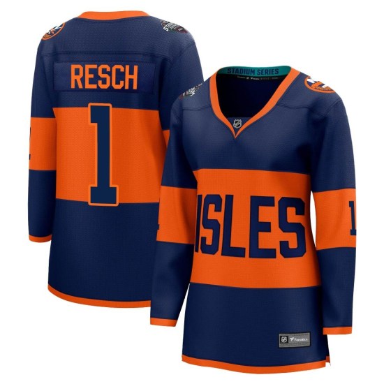 Glenn Resch New York Islanders Women's Breakaway 2024 Stadium Series Fanatics Branded Jersey - Navy